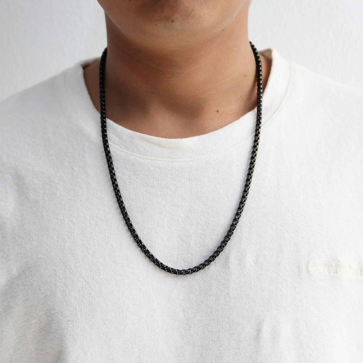 Box Chain (Black) 5 mm
