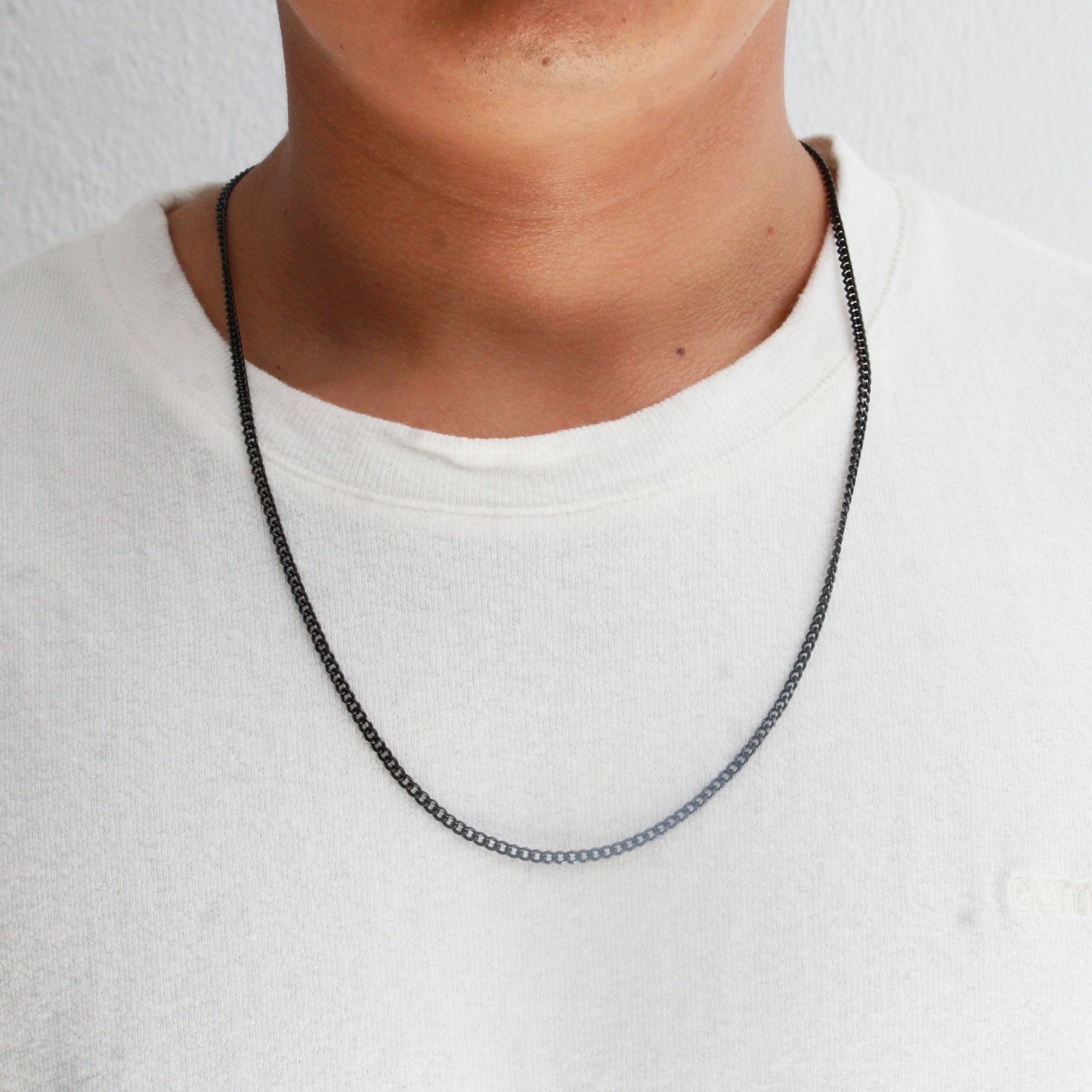 Cuban Chain (Black) 3 mm