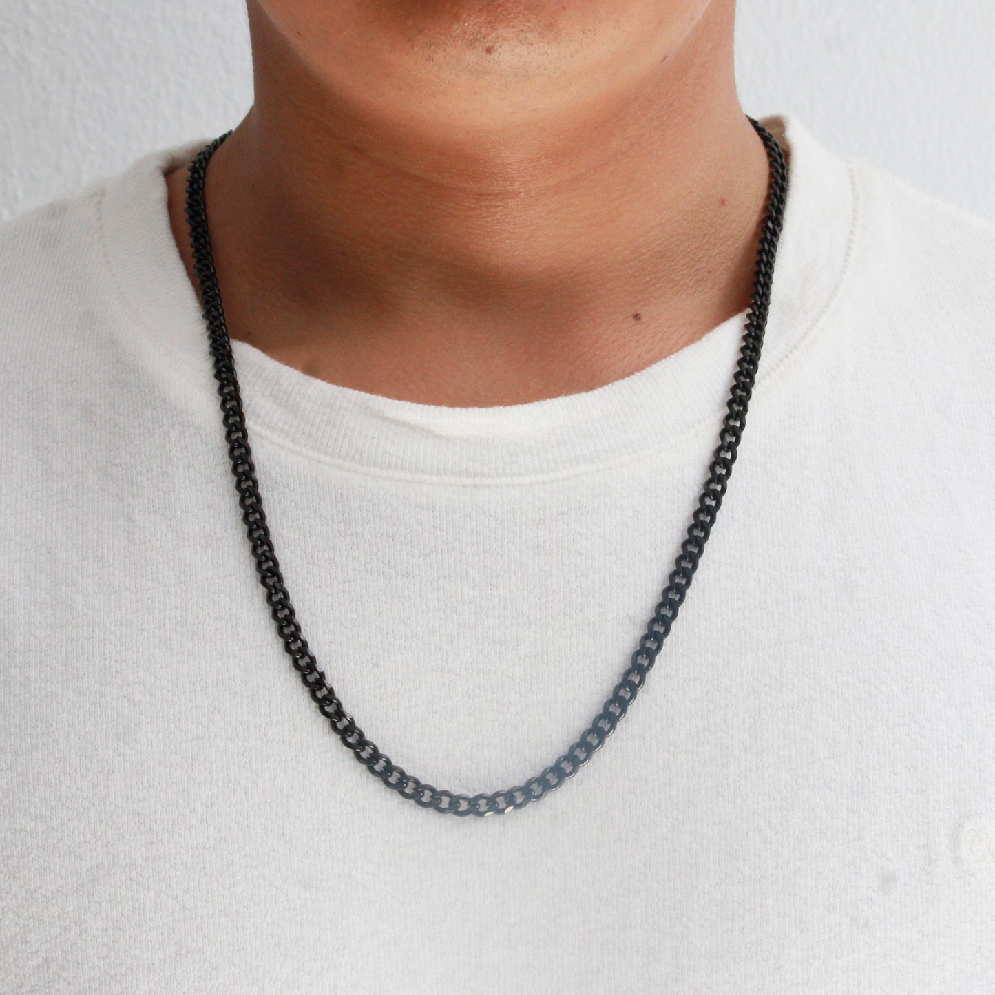 Cuban Chain (Black) 5 mm