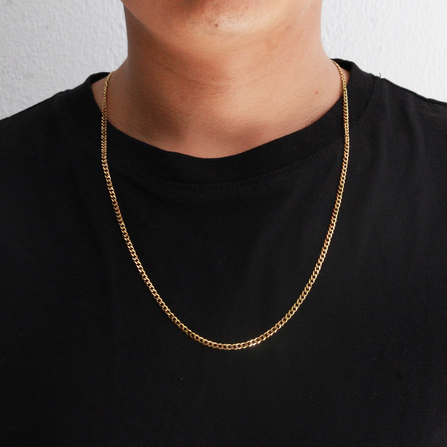 Cuban Chain (Gold) 3 mm