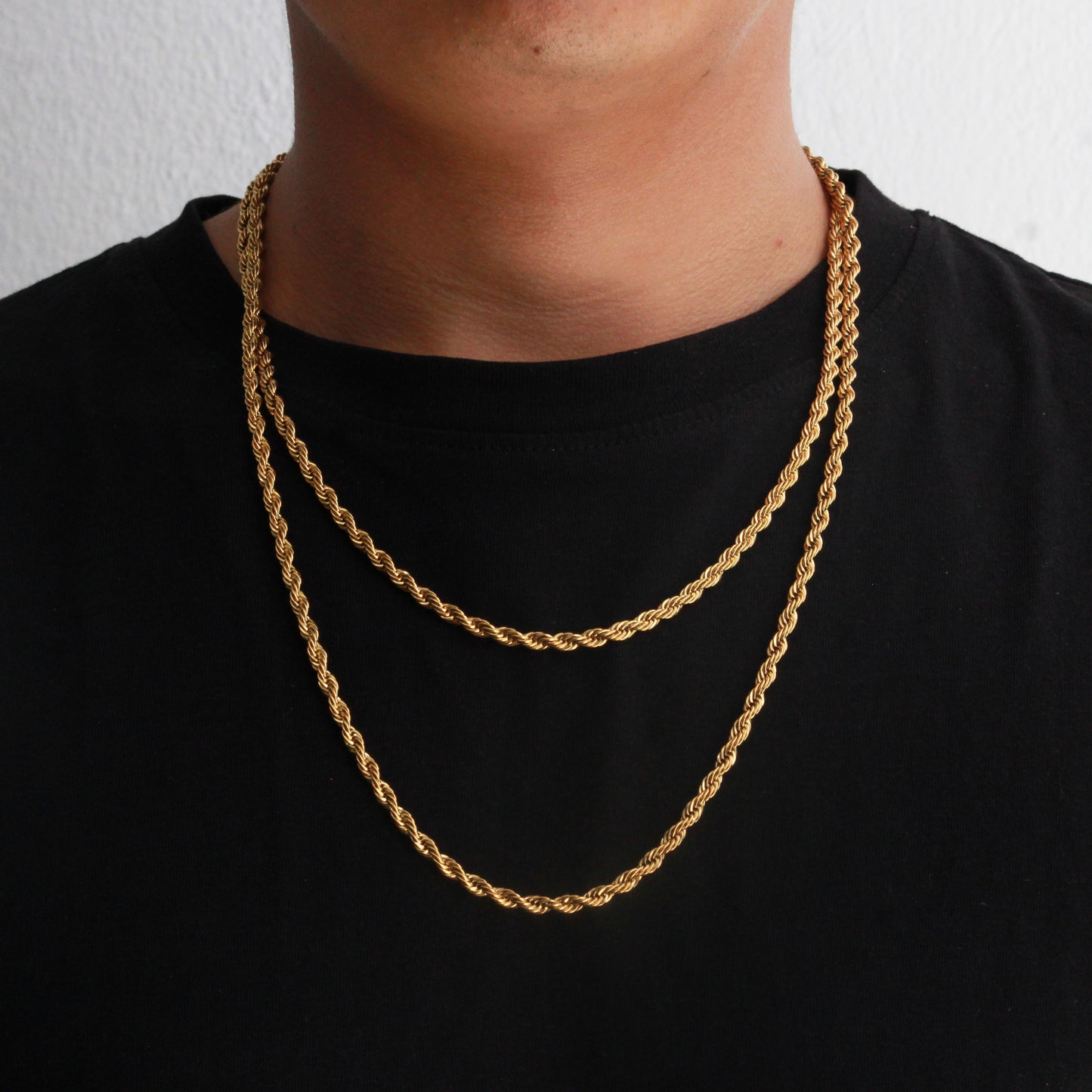 Rope Chain (Gold) 4 mm