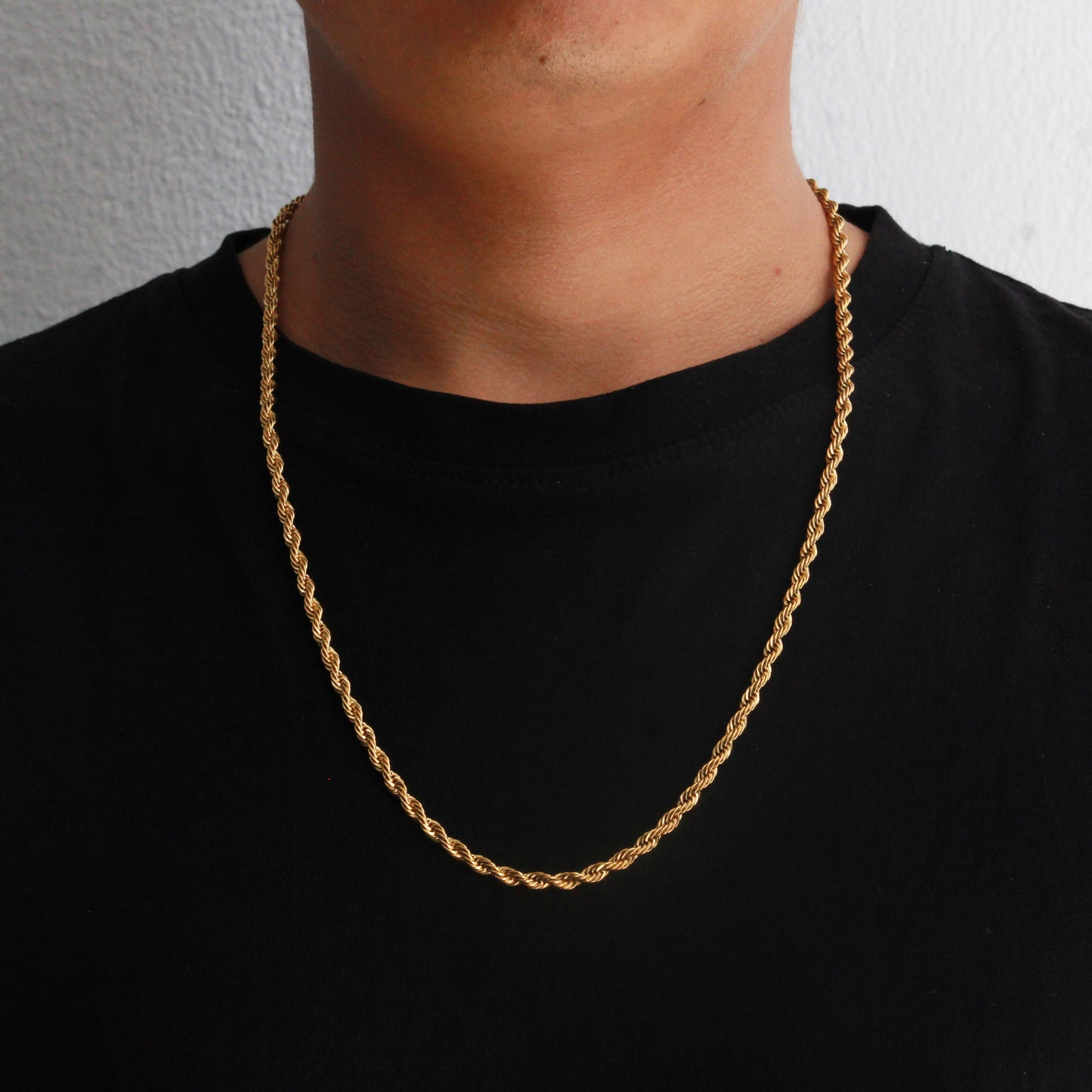 Rope Chain (Gold) 4 mm