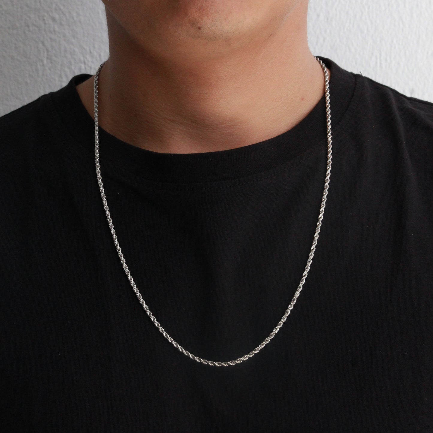 Rope Chain (Silver) 2 mm
