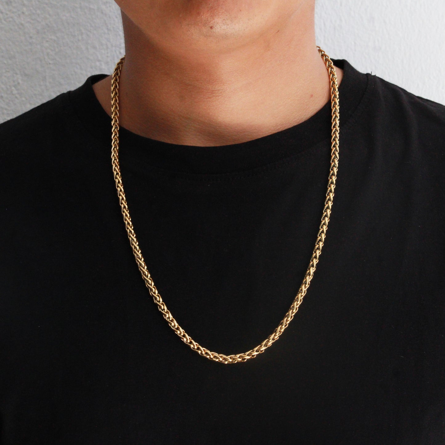 Wheat Chain (Gold) 5 mm