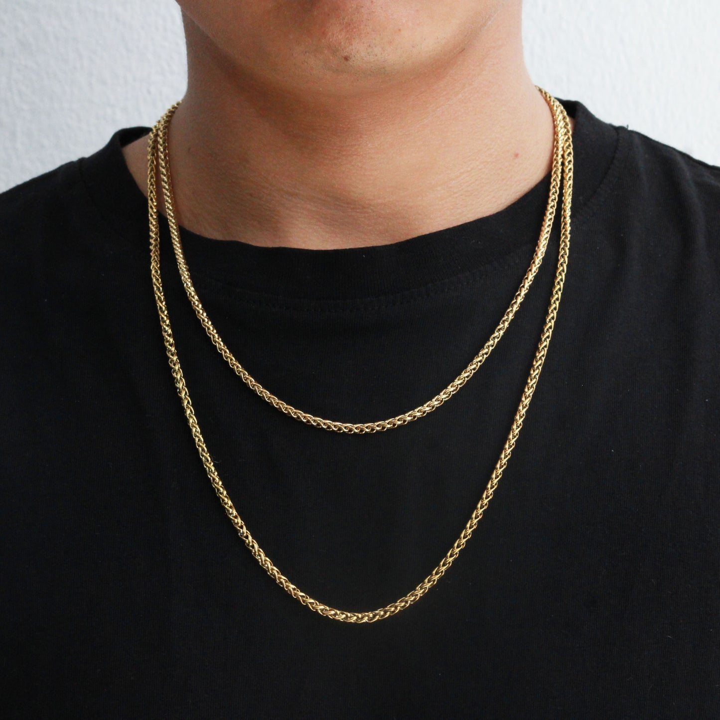Wheat Chain (Gold) 3 mm