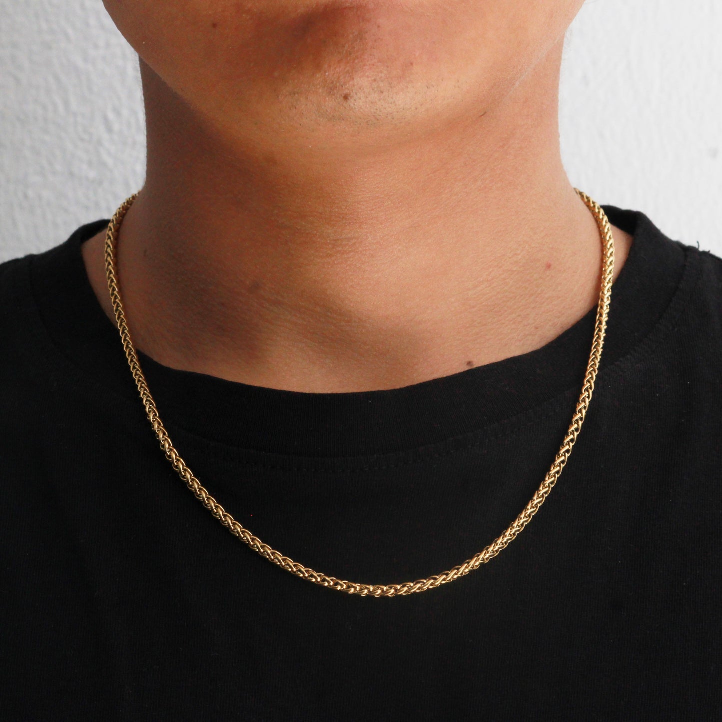 Wheat Chain (Gold) 3 mm