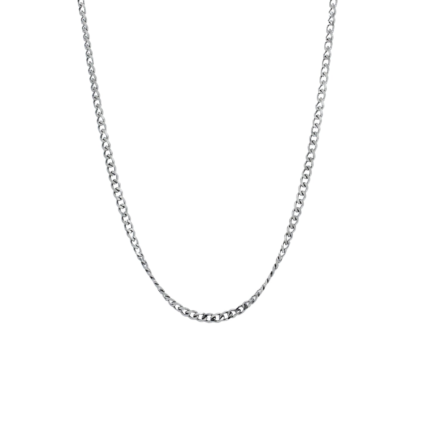 Cuban Chain (Silver) 3 mm