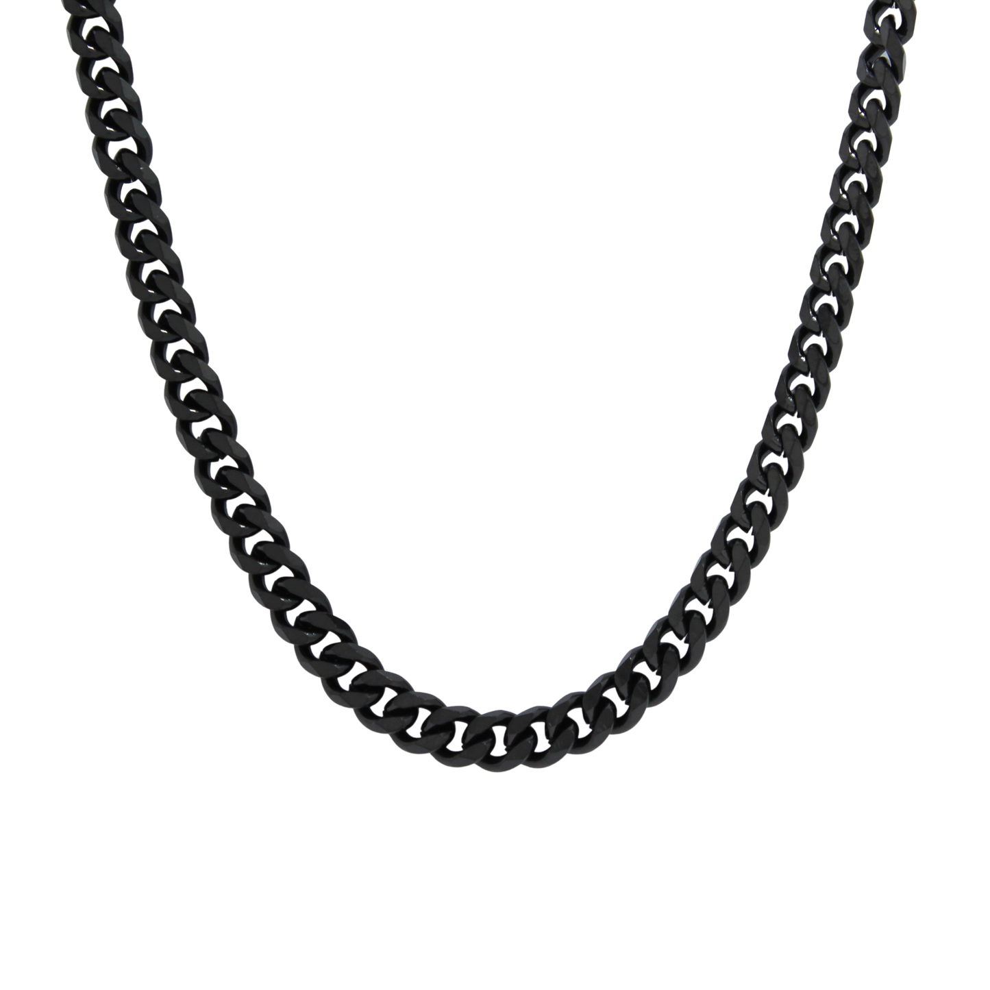 Cuban Chain (Black) 5 mm