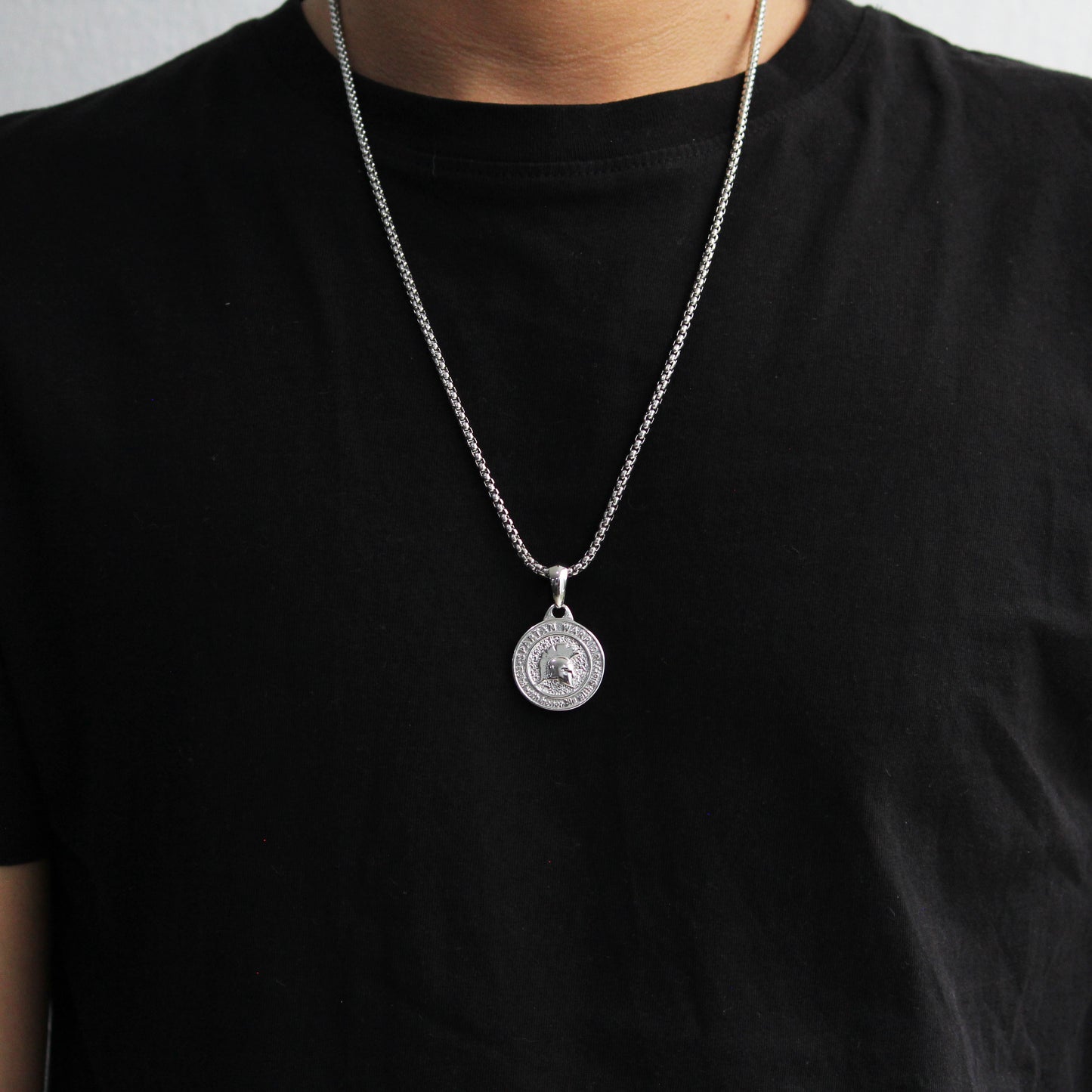 Spartan Silver Pendant