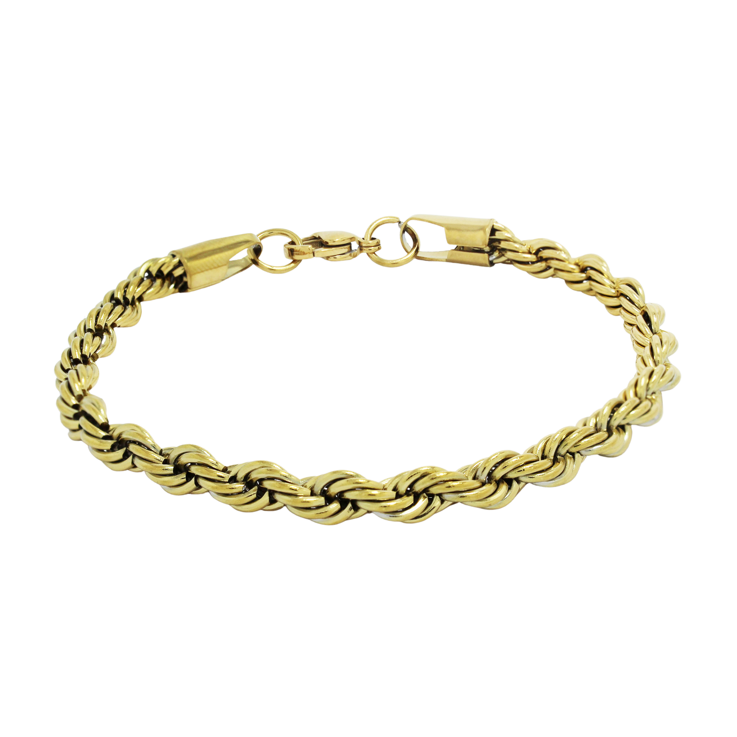 Rope Bracelet (Gold) 5 mm