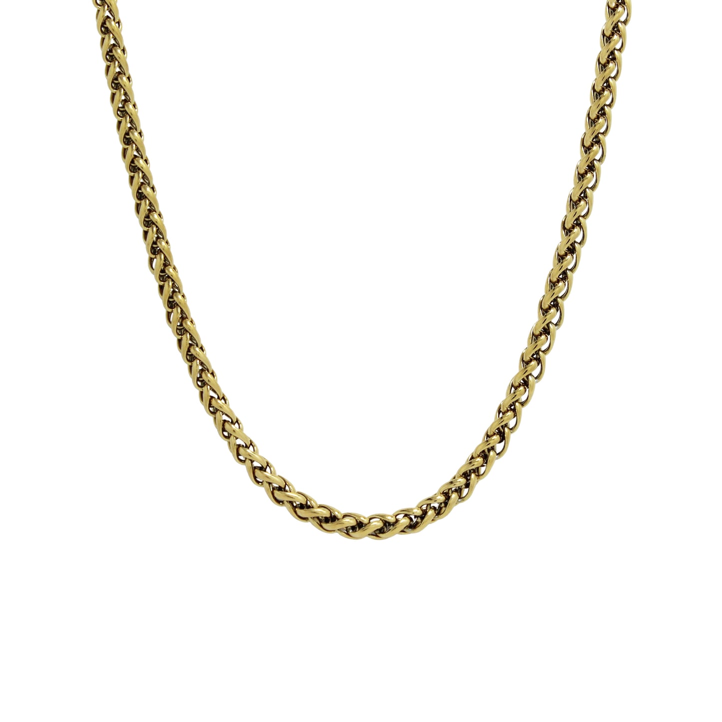 Wheat Chain (Gold) 3 mm