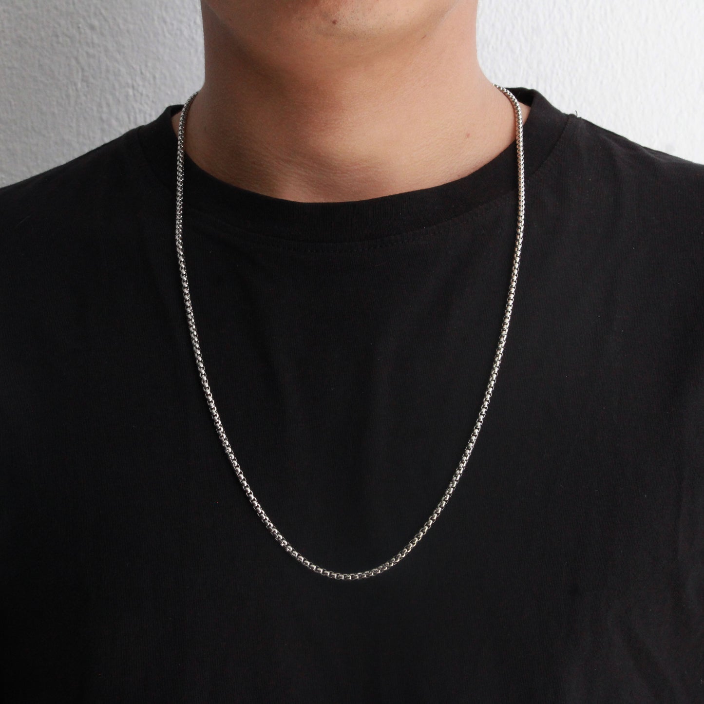 Box Chain (Silver) 3 mm