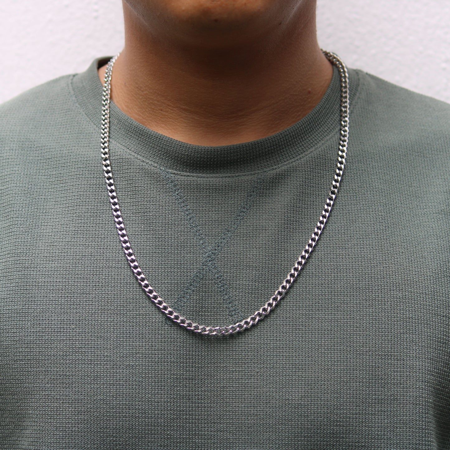 Cuban Chain (Silver) 5 mm