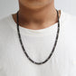 Figaro Chain (Black) 5 mm