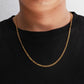 Figaro Chain (Gold) 3 mm