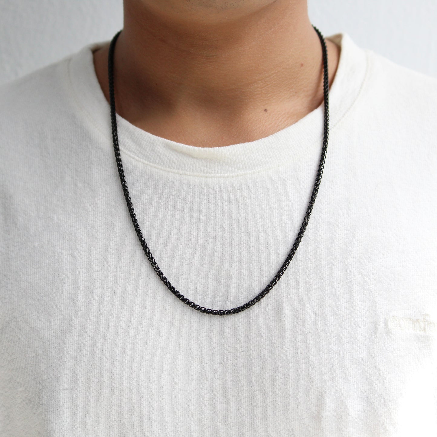 Wheat Chain (Black) 3 mm