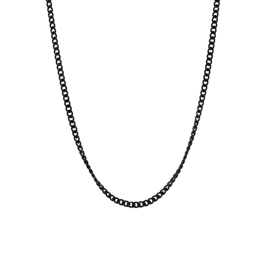 Cuban Chain (Black) 3 mm