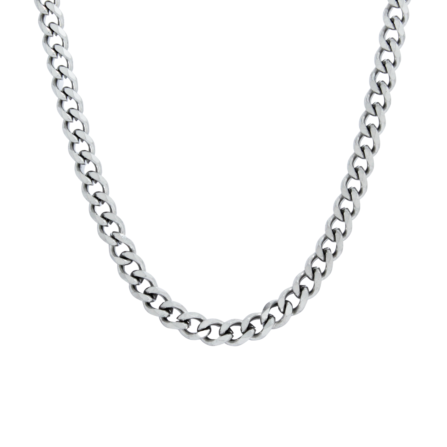 Cuban Chain (Silver) 5 mm