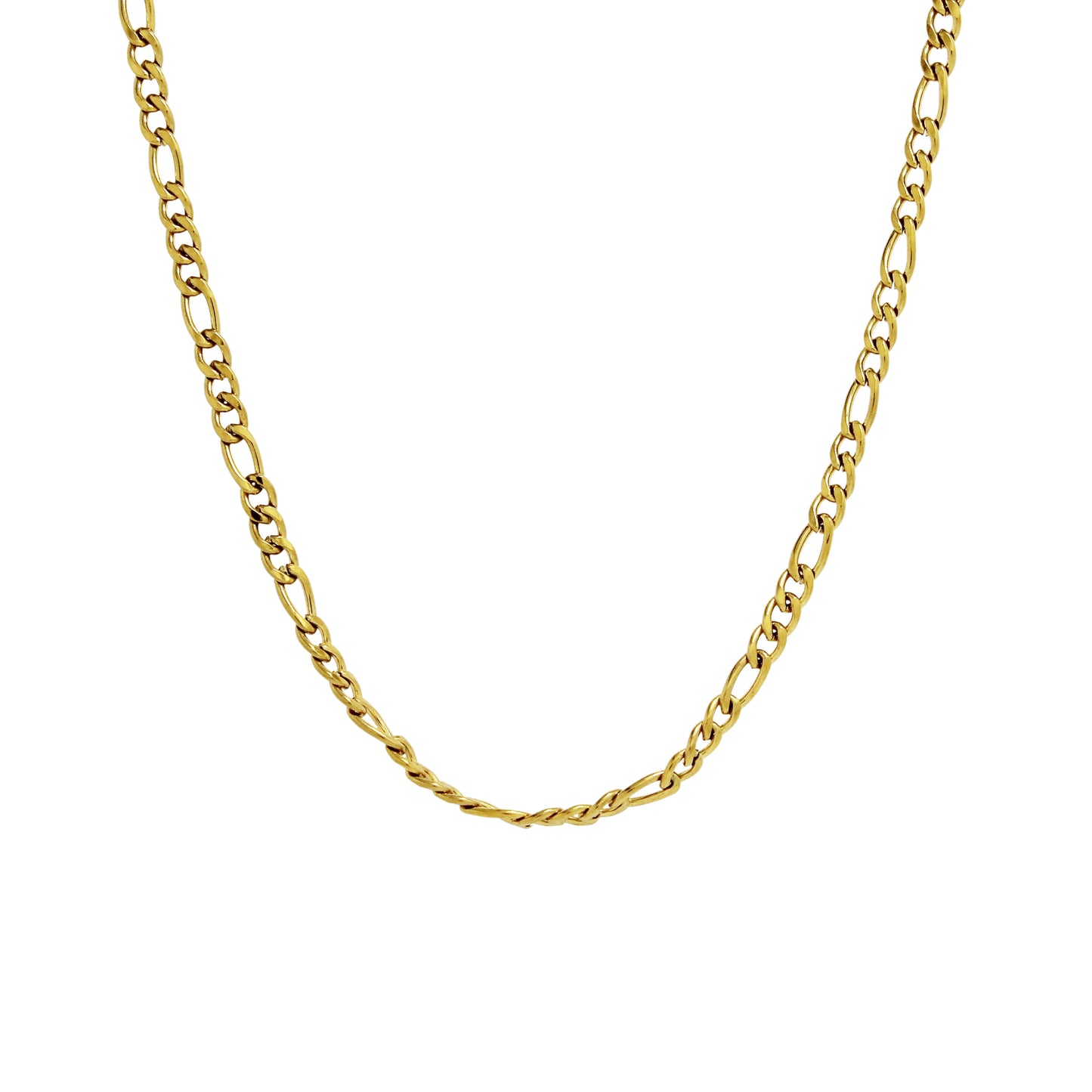 Figaro Chain (Gold) 3 mm