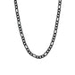 Figaro Chain (Black) 5 mm