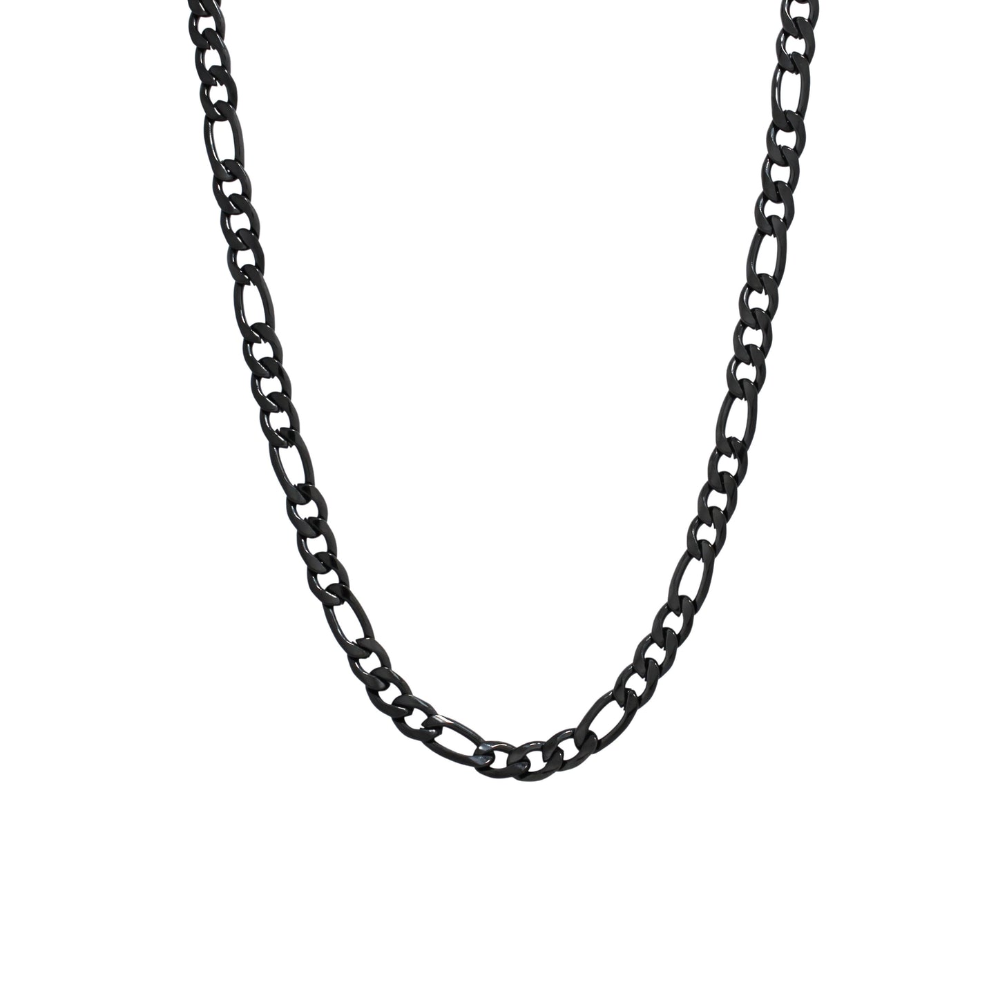 Figaro Chain (Black) 5 mm