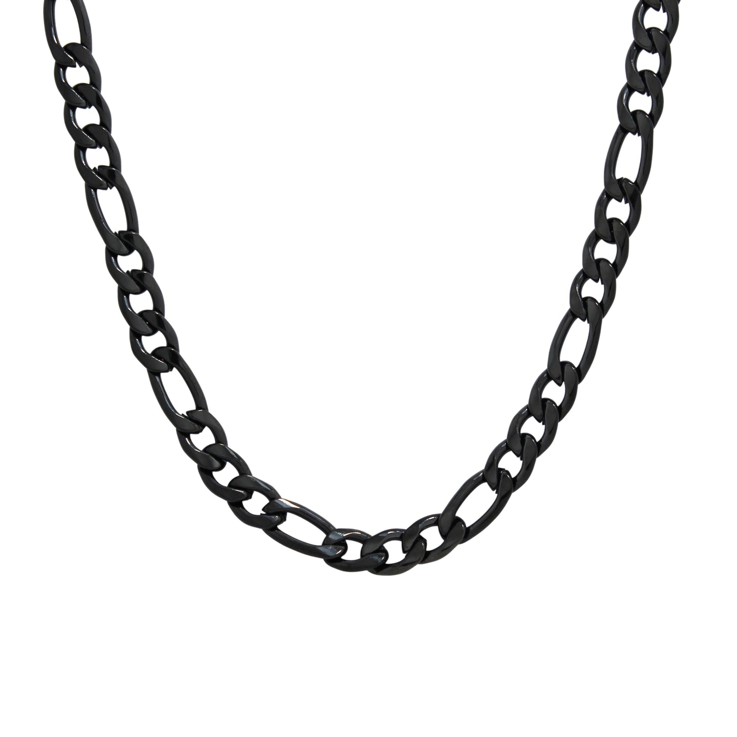 Figaro Chain (Black) 5 mm