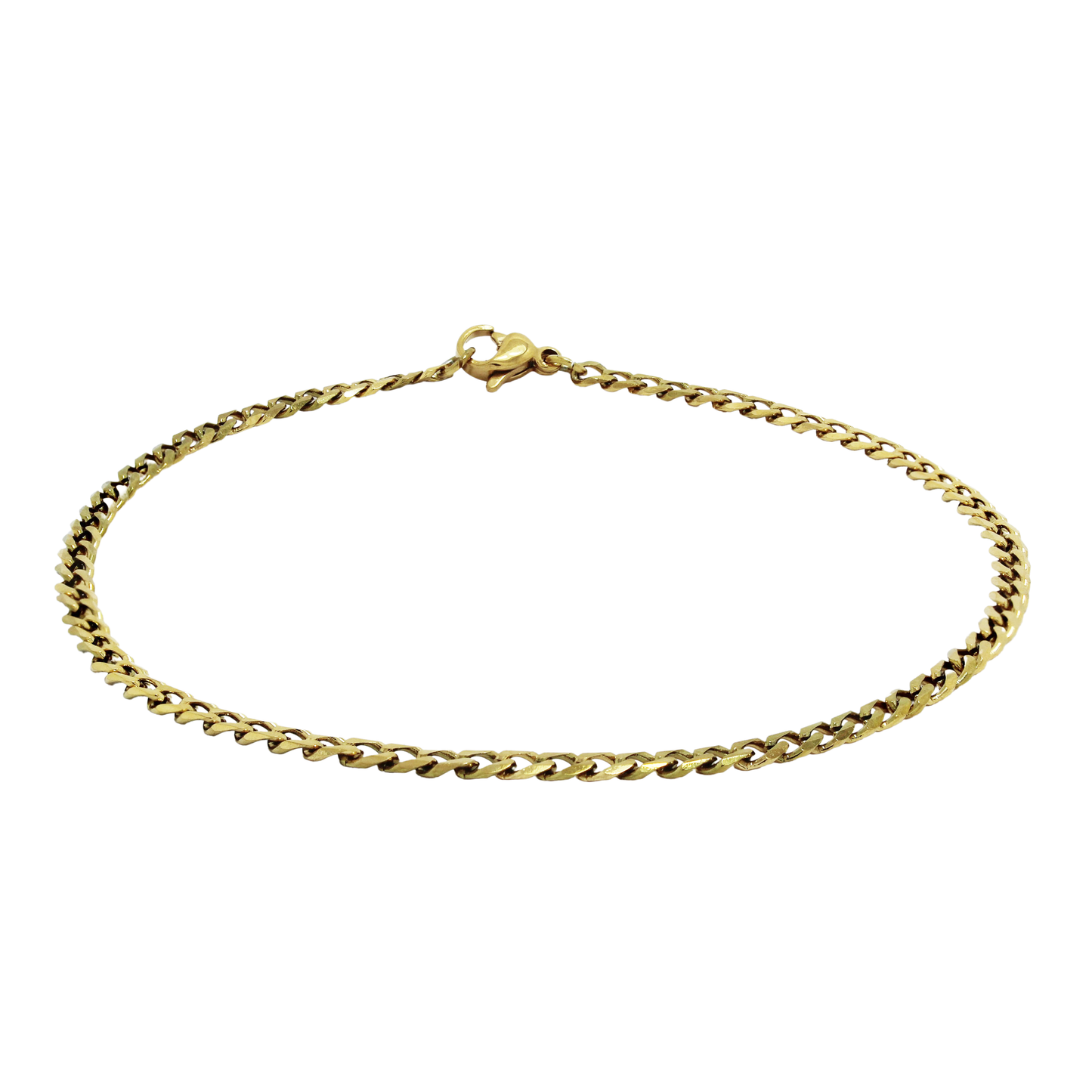 Cuban Bracelet (Gold) 3 mm