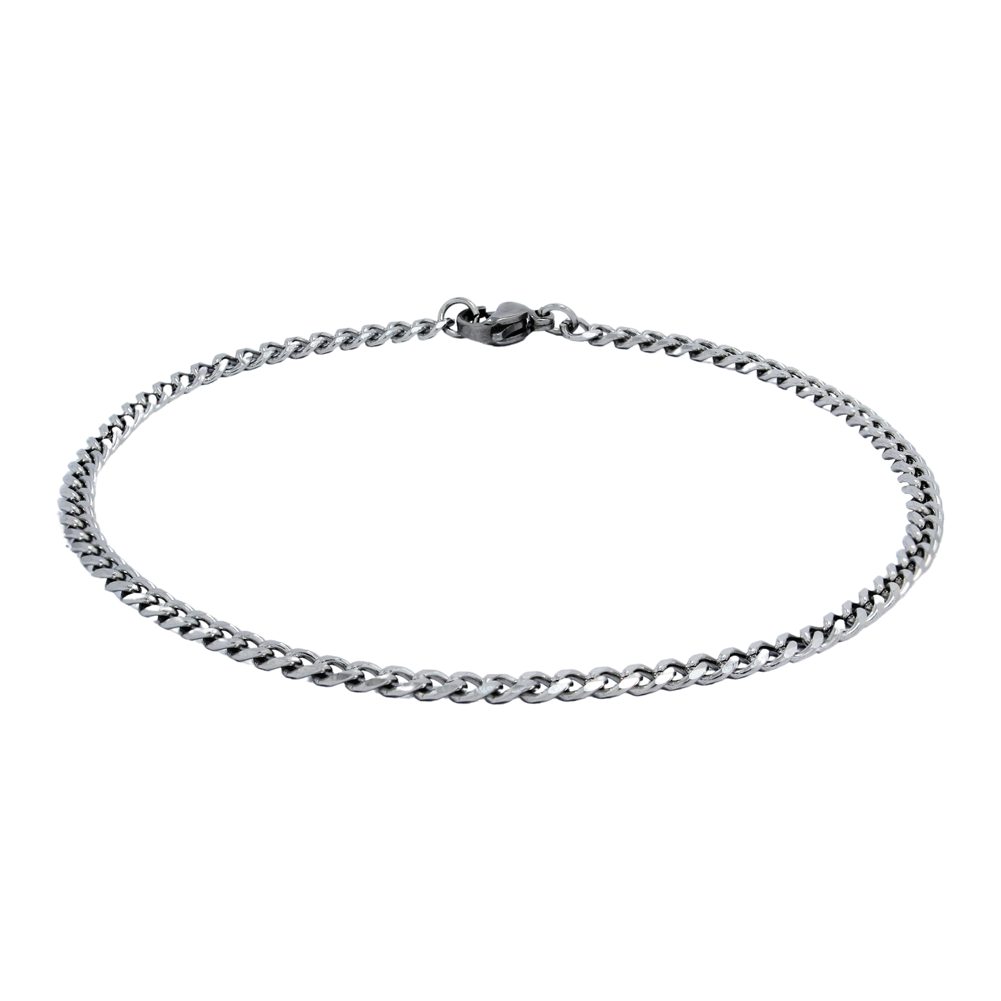 Cuban Bracelet (Silver) 3 mm