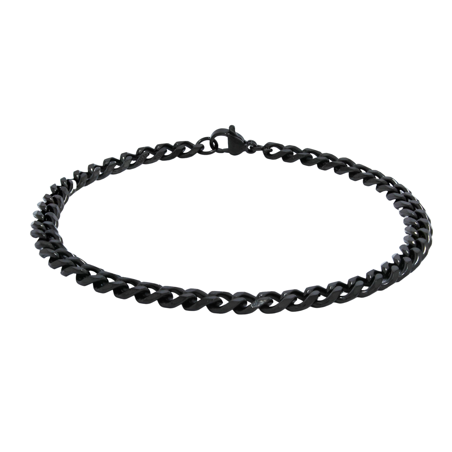 Cuban Bracelet (Black) 5 mm