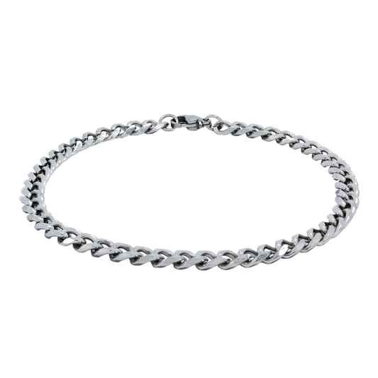 Cuban Bracelet (Silver) 5 mm