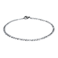 Figaro Bracelet (Silver) 3 mm