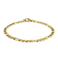 Figaro Bracelet (Gold) 5 mm