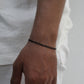 Figaro Bracelet (Black) 3 mm