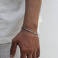 Figaro Bracelet (Silver) 5 mm