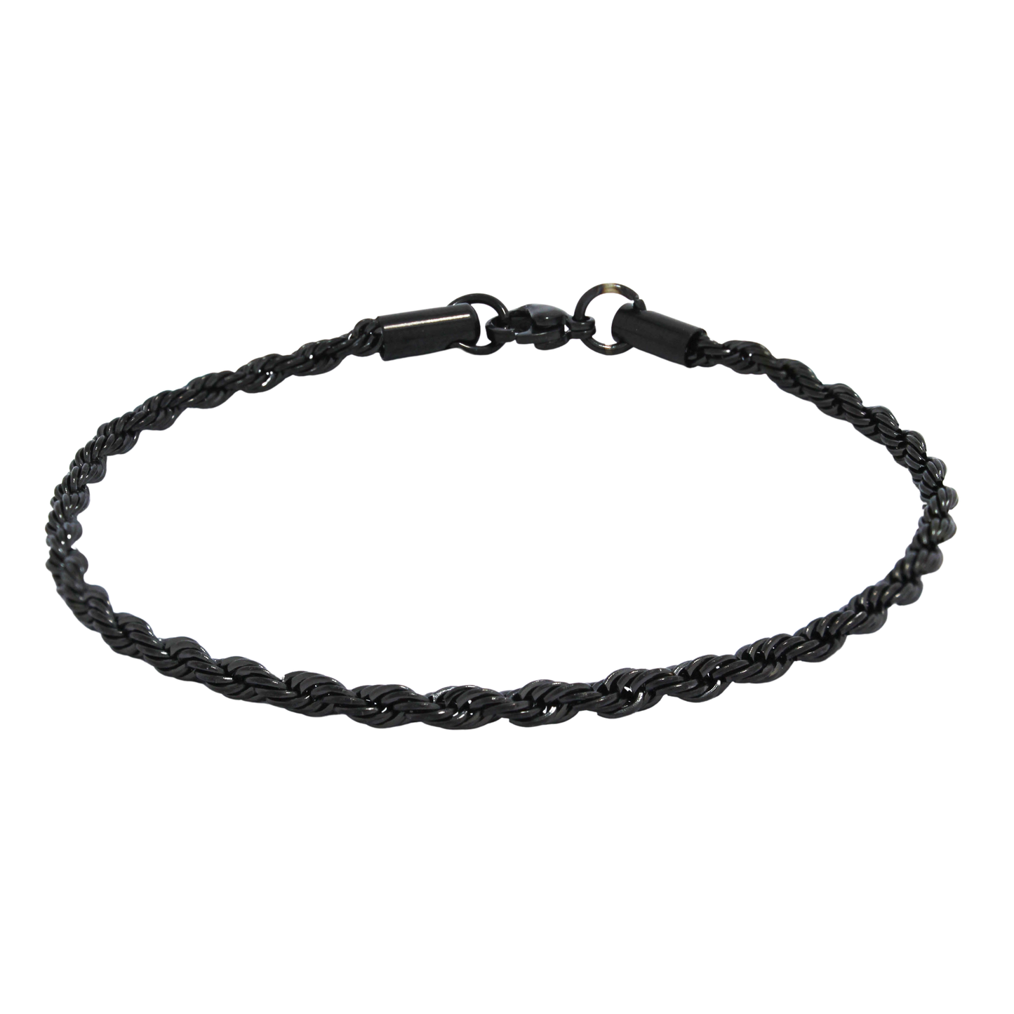 Rope Bracelet (Black) 3 mm