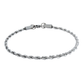 Rope Bracelet (Silver) 3 mm