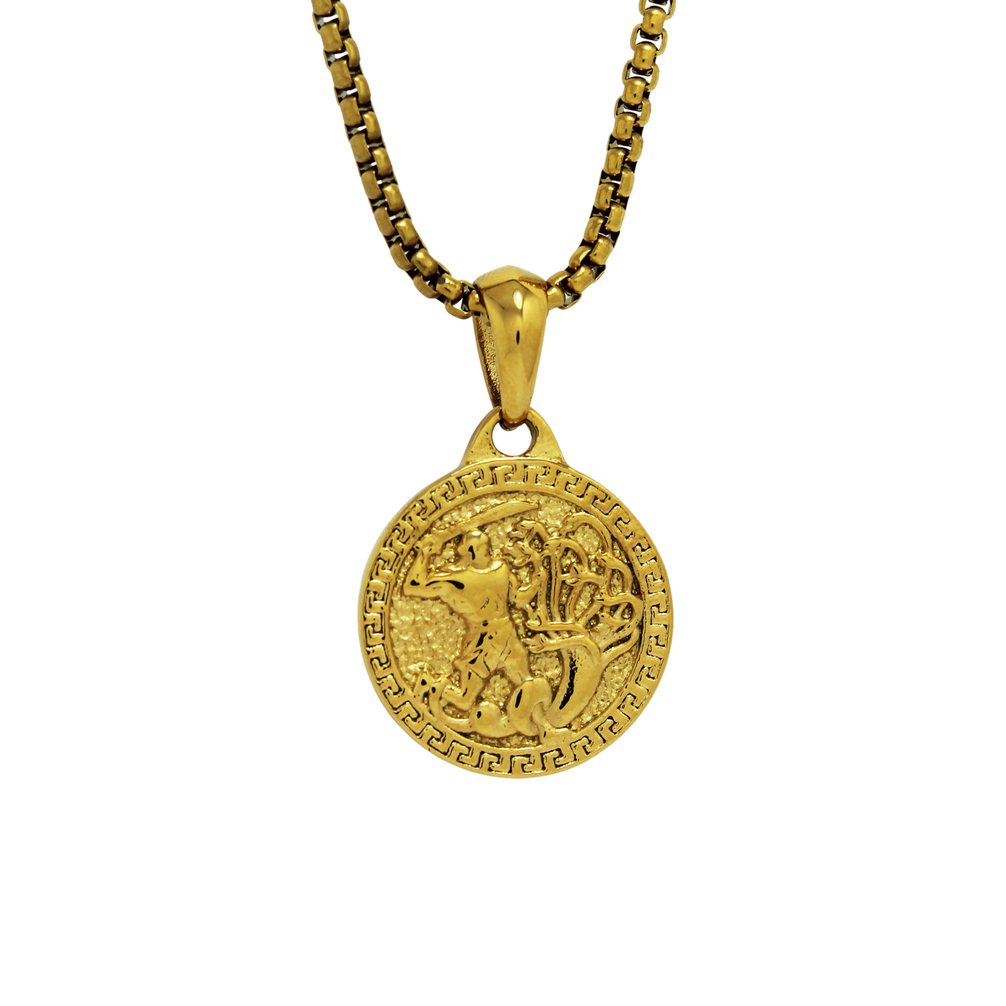 Perseus Gold Pendant