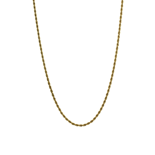 Rope Chain (Gold) 2 mm