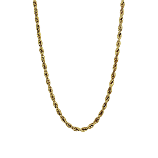 Rope Chain (Gold) 4 mm