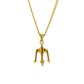 Trident Gold Pendant