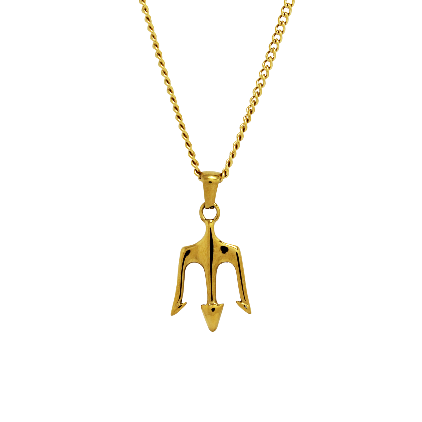 Trident Gold Pendant