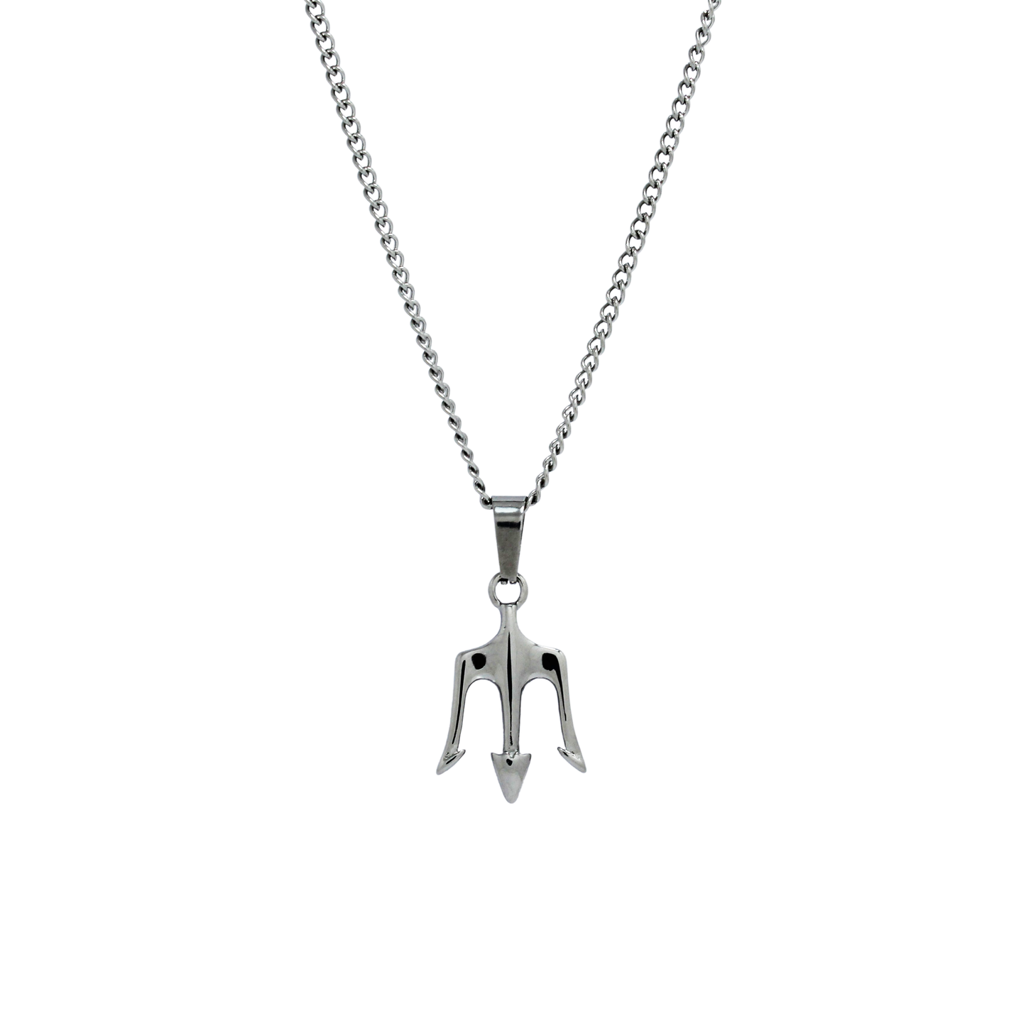 Trident Silver Pendant