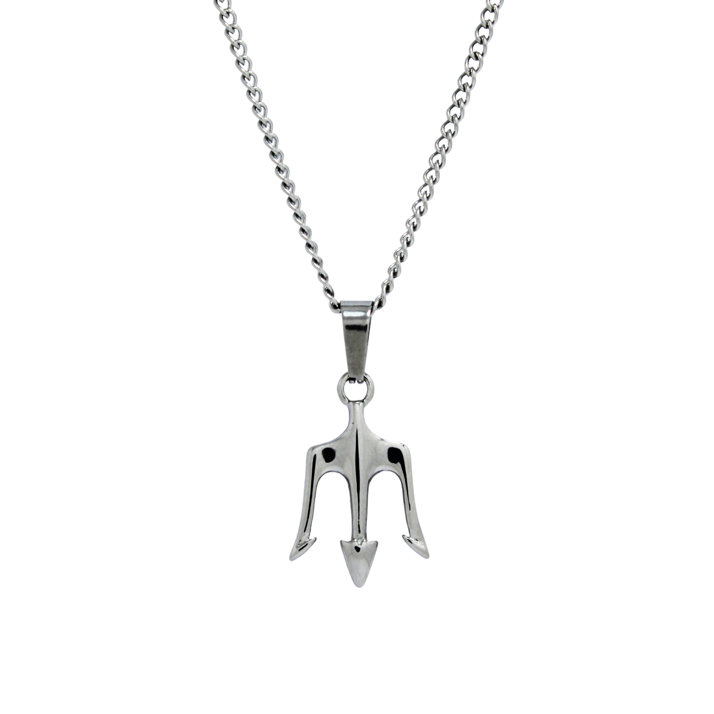 Trident Silver Pendant