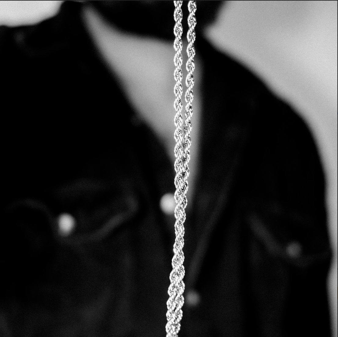 Rope Chain (Silver) 3 mm